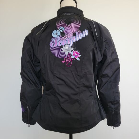 NWOT Scorpion Get Stung Exo Women's M Motorcycle Jacket Lined Armor - Picture 1 of 16